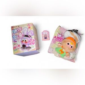 Baby Three Miniature Bunny Plush Pendant – Gently Opened, New & Unused 🐰✨